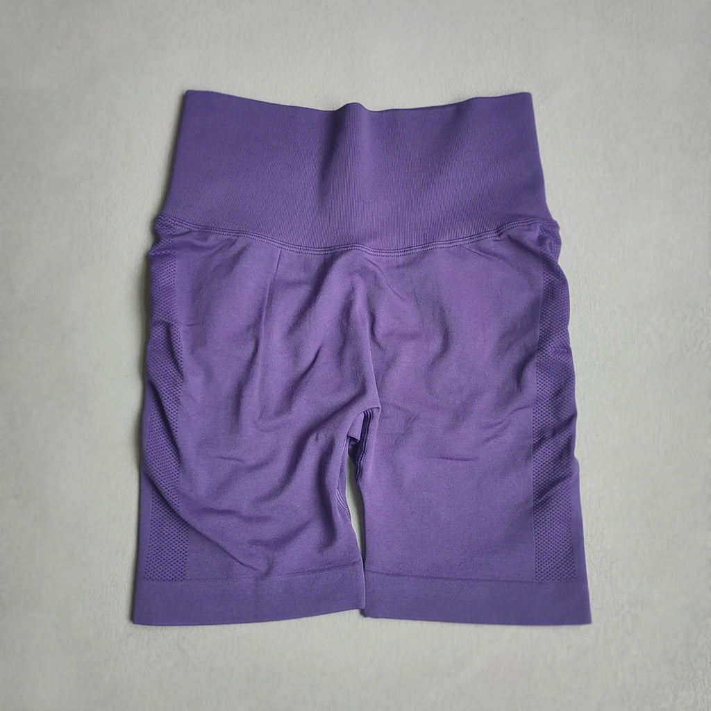 Yoga Shorts Women Sports Shorts Seamless Gym Workout Shorts High Waist Push Up Fitness Sports Shorts Cycling Shorts