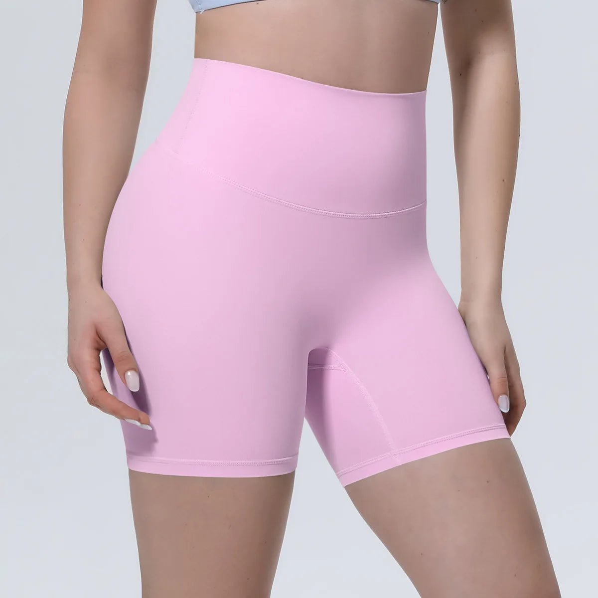 Women High Waist Push Up Yoga Shorts Cycling Sports Short Leggings Tights Fitness Running Workout Gym Training Hip Lifting Pants