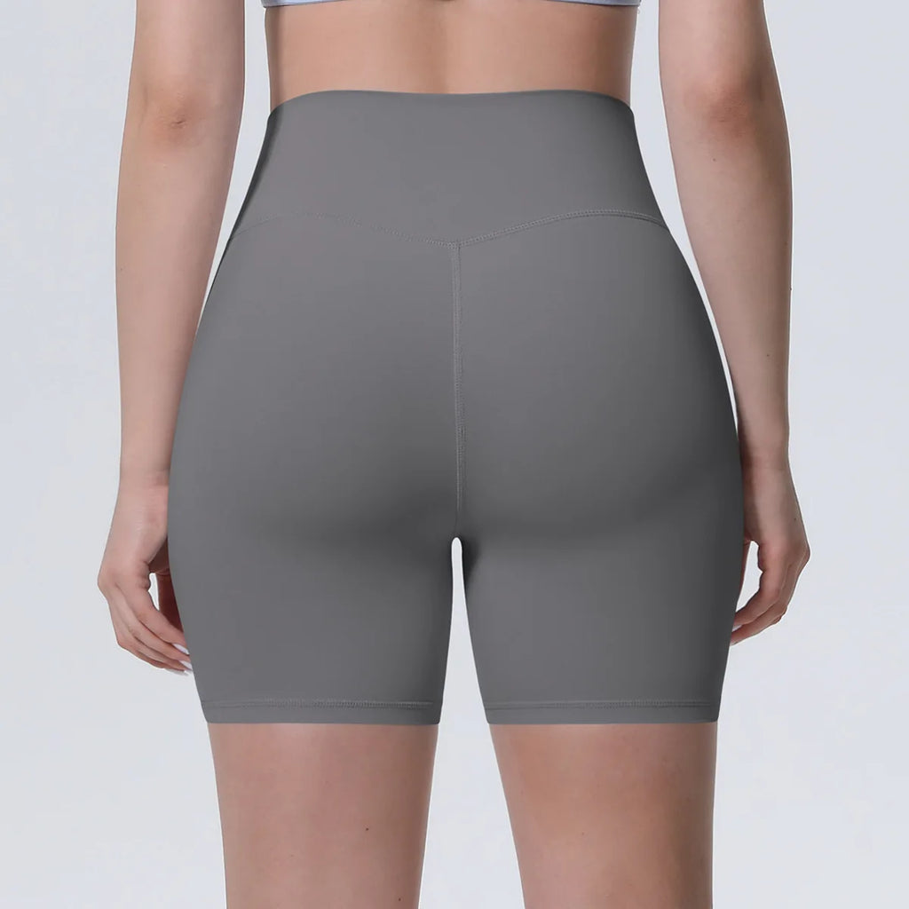 Women High Waist Push Up Yoga Shorts Cycling Sports Short Leggings Tights Fitness Running Workout Gym Training Hip Lifting Pants