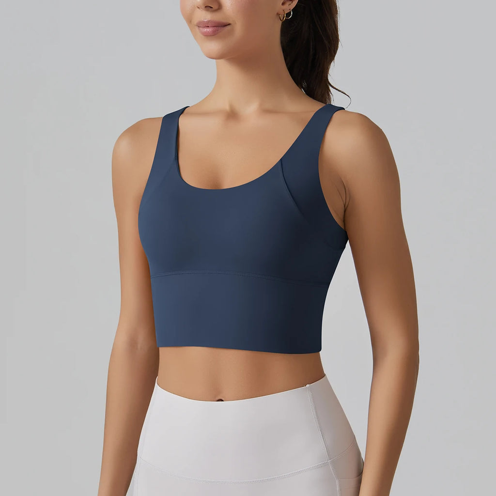 New  Yoga Tank Top Summer Sexy Fitness Yoga  Underwear Women's Sports Bra Push Up Fitness Bra  Running Gym Fitness Tops