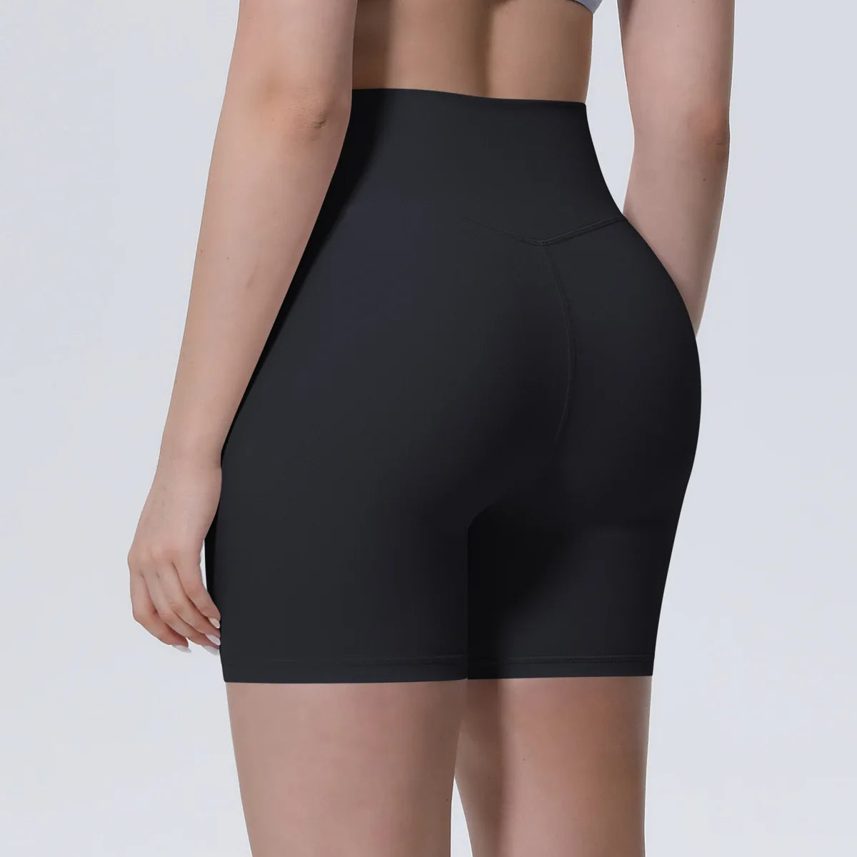 Women High Waist Push Up Yoga Shorts Cycling Sports Short Leggings Tights Fitness Running Workout Gym Training Hip Lifting Pants