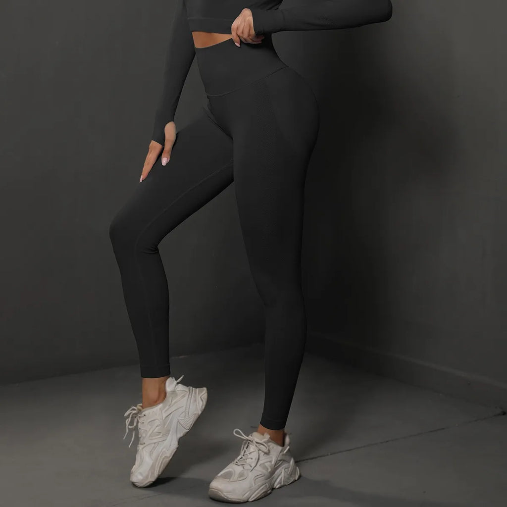 High Waist Yoga Leggings Women Seamless Push Up Sport Leggings Fitness Running Hip Lift Yoga Pants Highly Elastic Gym Leggings