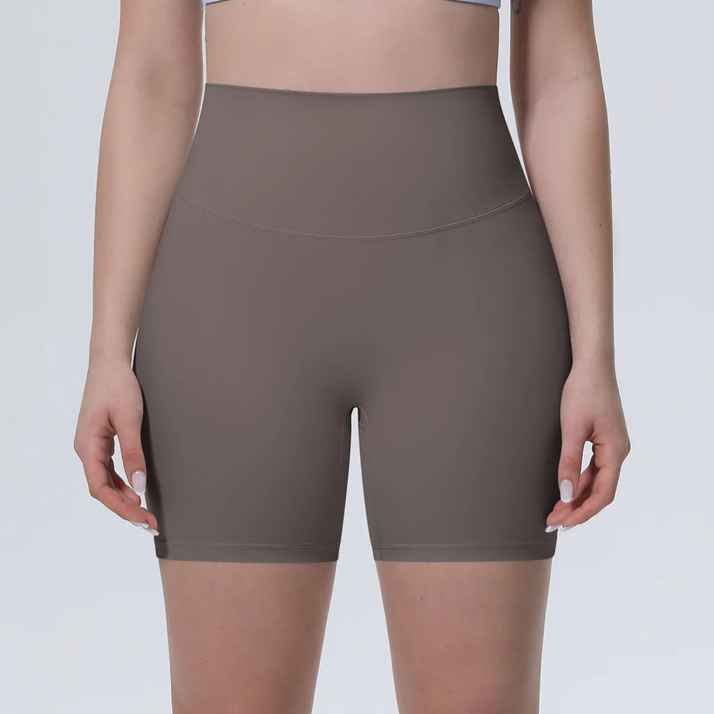 Women High Waist Push Up Yoga Shorts Cycling Sports Short Leggings Tights Fitness Running Workout Gym Training Hip Lifting Pants