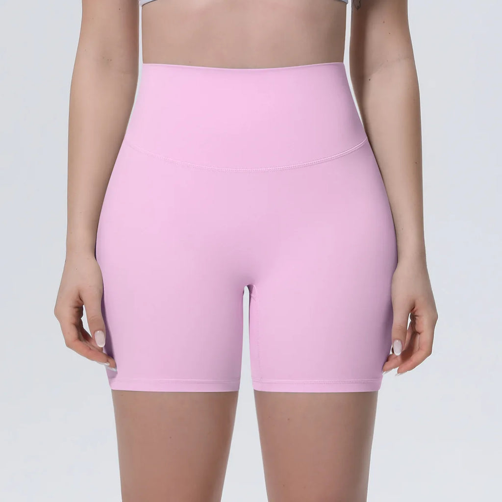 Women High Waist Push Up Yoga Shorts Cycling Sports Short Leggings Tights Fitness Running Workout Gym Training Hip Lifting Pants
