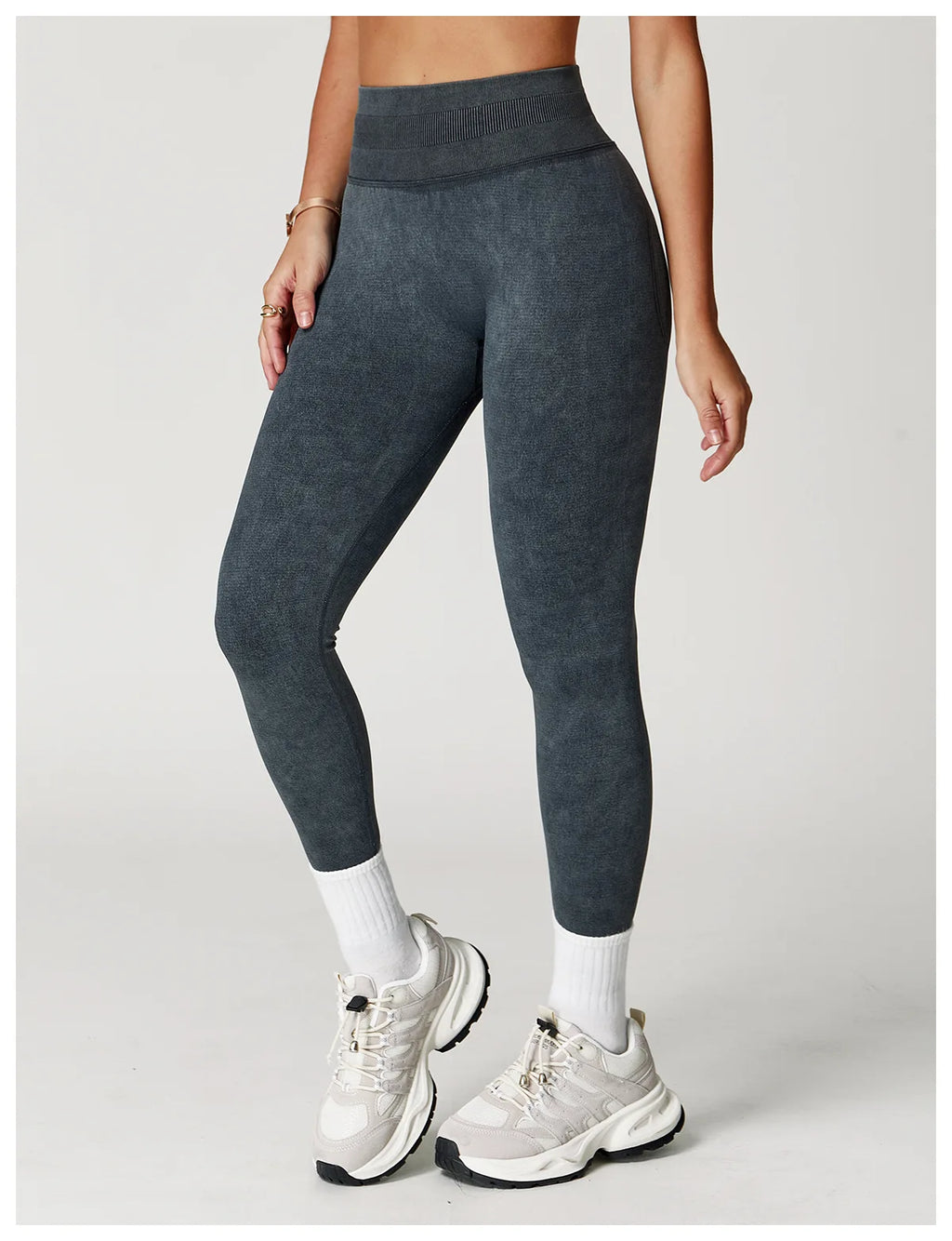 Yoga Pants Seamless Fitness Legging Women Sports Yoga Pant High Waist Ribbed Gym Clothes Fitness Workout Wear Scrunch Bum Tights