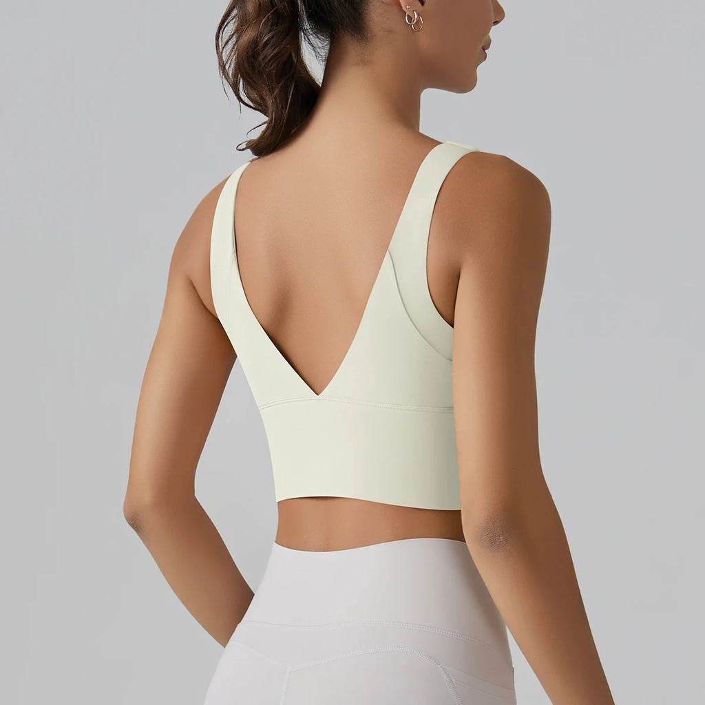 New  Yoga Tank Top Summer Sexy Fitness Yoga  Underwear Women's Sports Bra Push Up Fitness Bra  Running Gym Fitness Tops