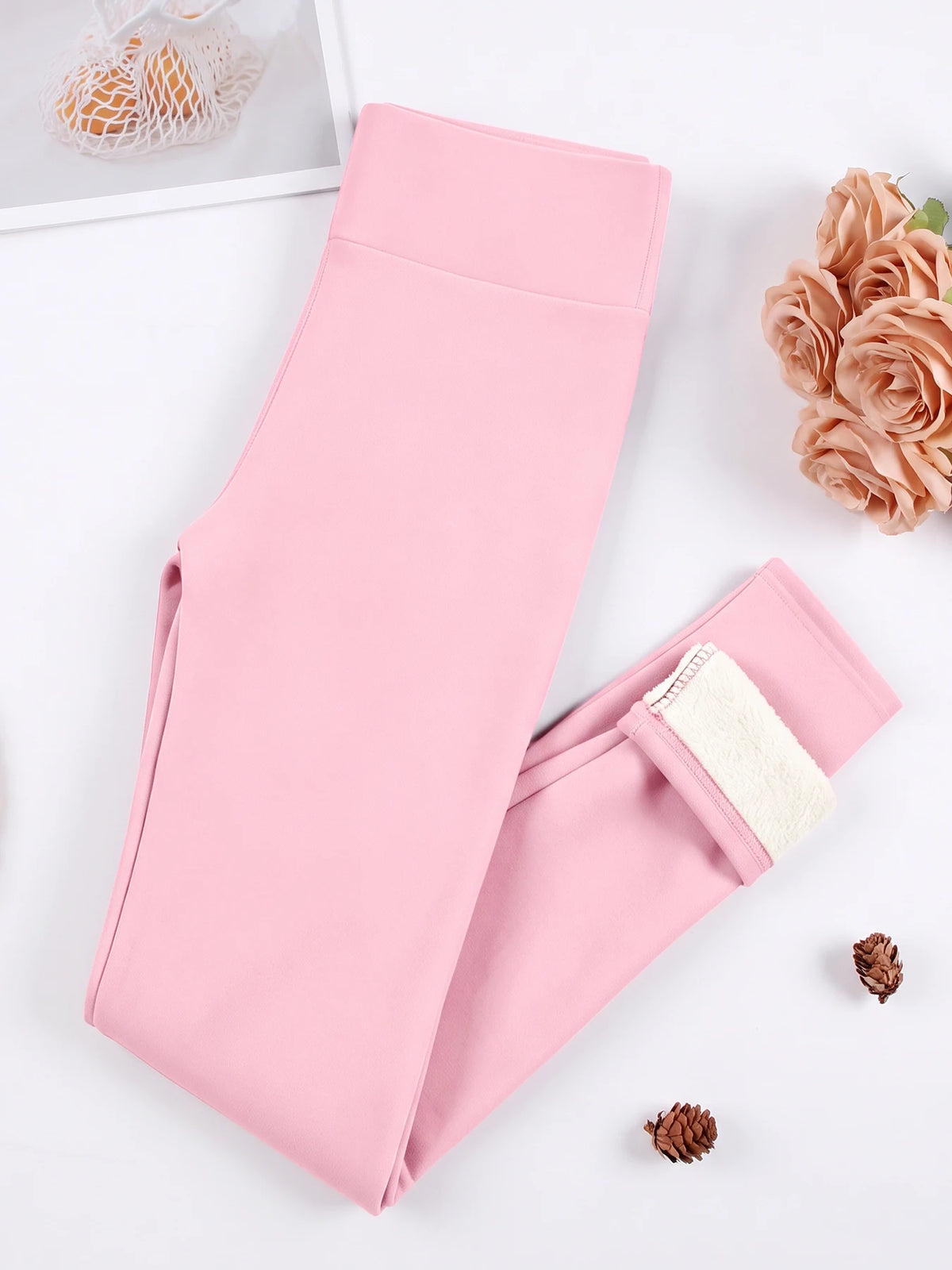 Women's Fleece Lined Leggings High Waist Thermal