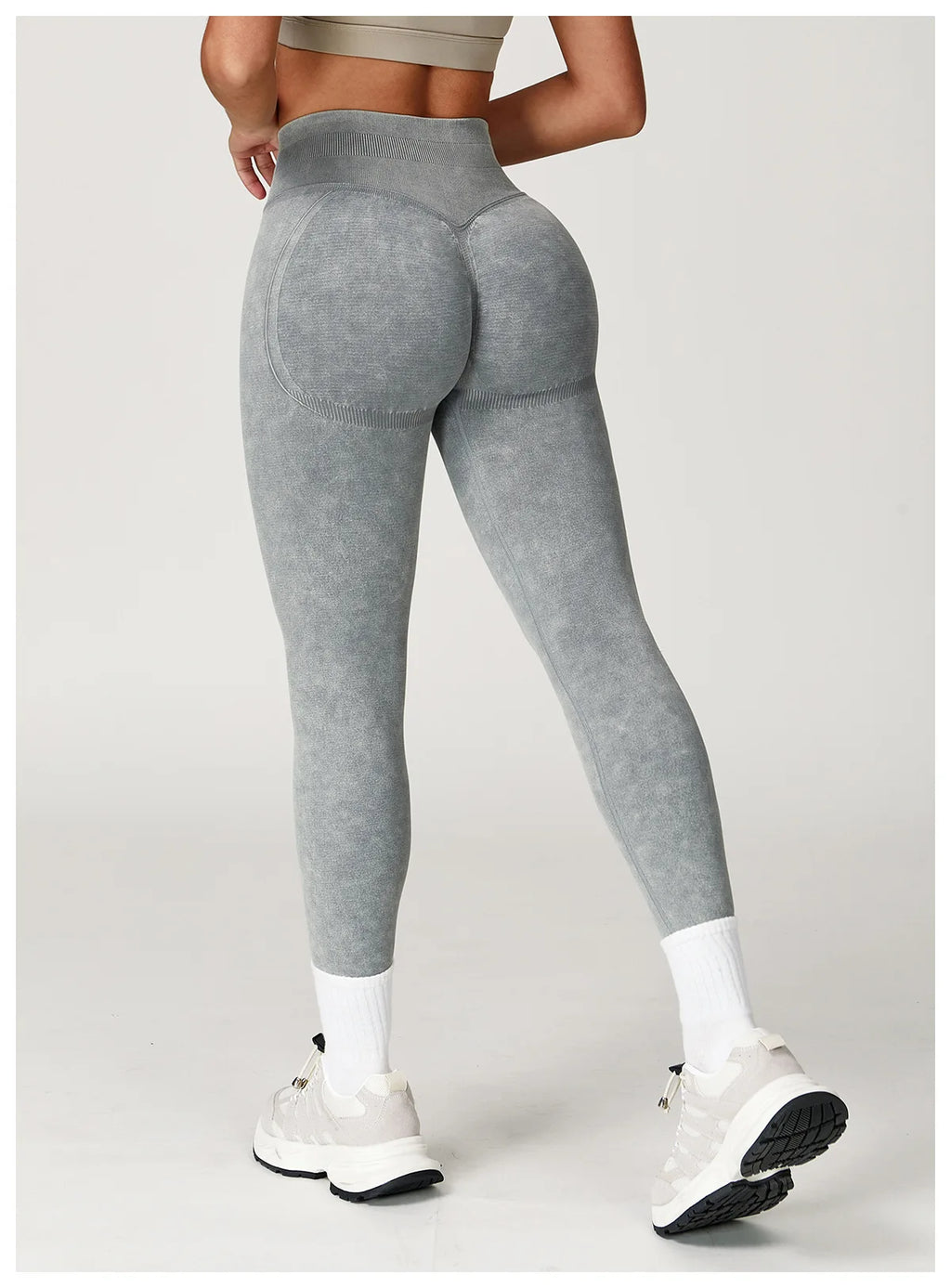 Yoga Pants Seamless Fitness Legging Women Sports Yoga Pant High Waist Ribbed Gym Clothes Fitness Workout Wear Scrunch Bum Tights