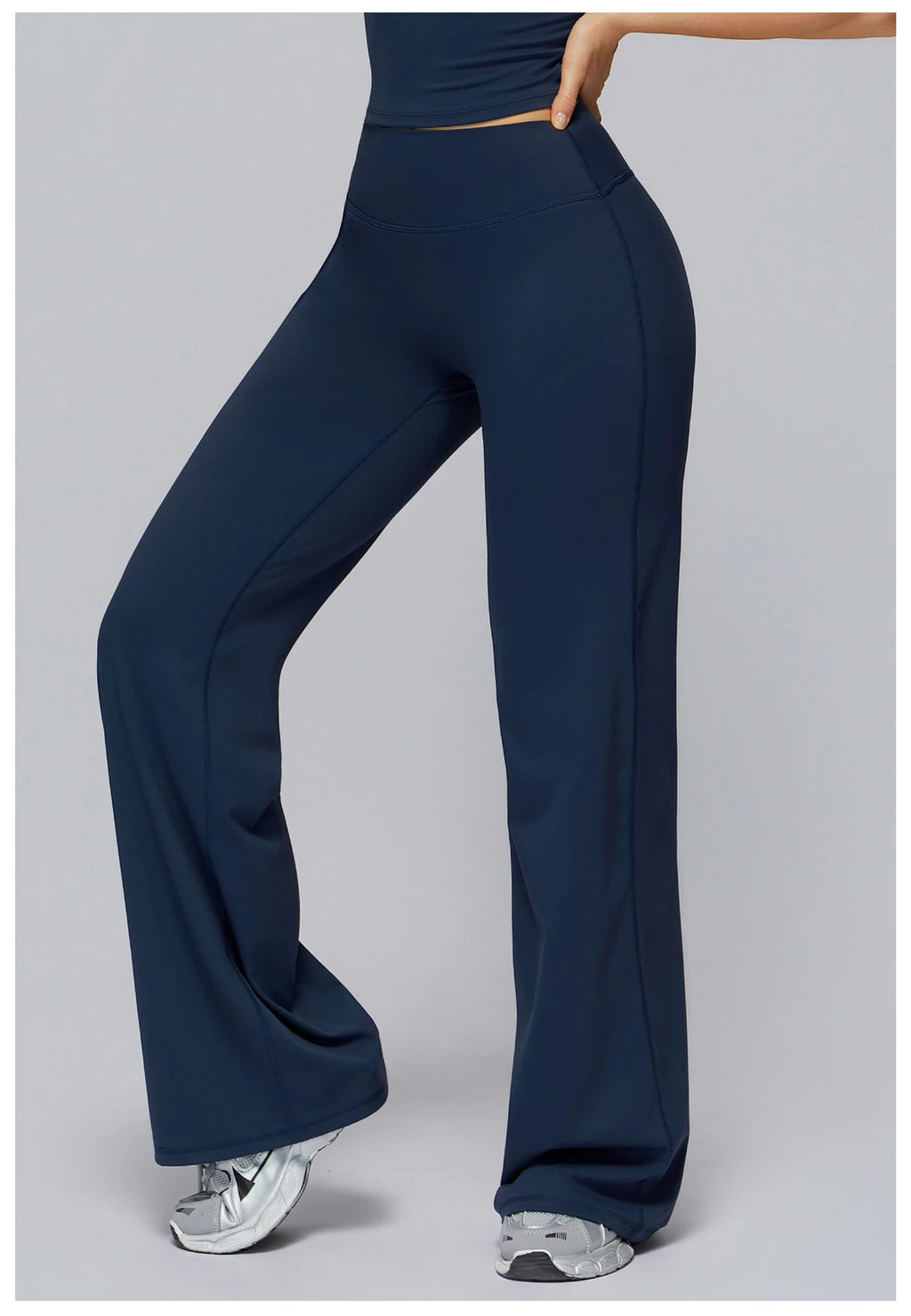 High Waist Flared Leggings Women Gym Fitness Yoga Pants Workout Runing Sport Leggings Women's Control Tummy Yoga Wide Leg Pants