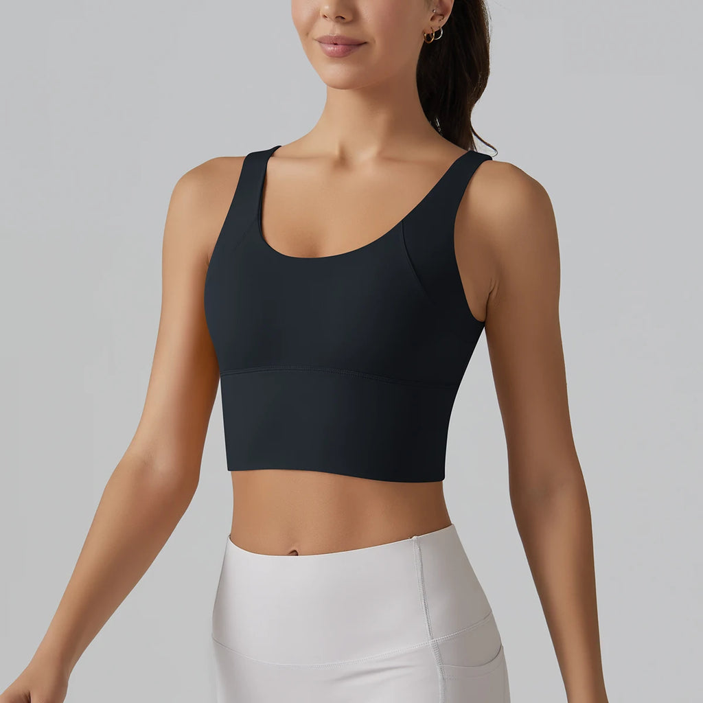 New  Yoga Tank Top Summer Sexy Fitness Yoga  Underwear Women's Sports Bra Push Up Fitness Bra  Running Gym Fitness Tops