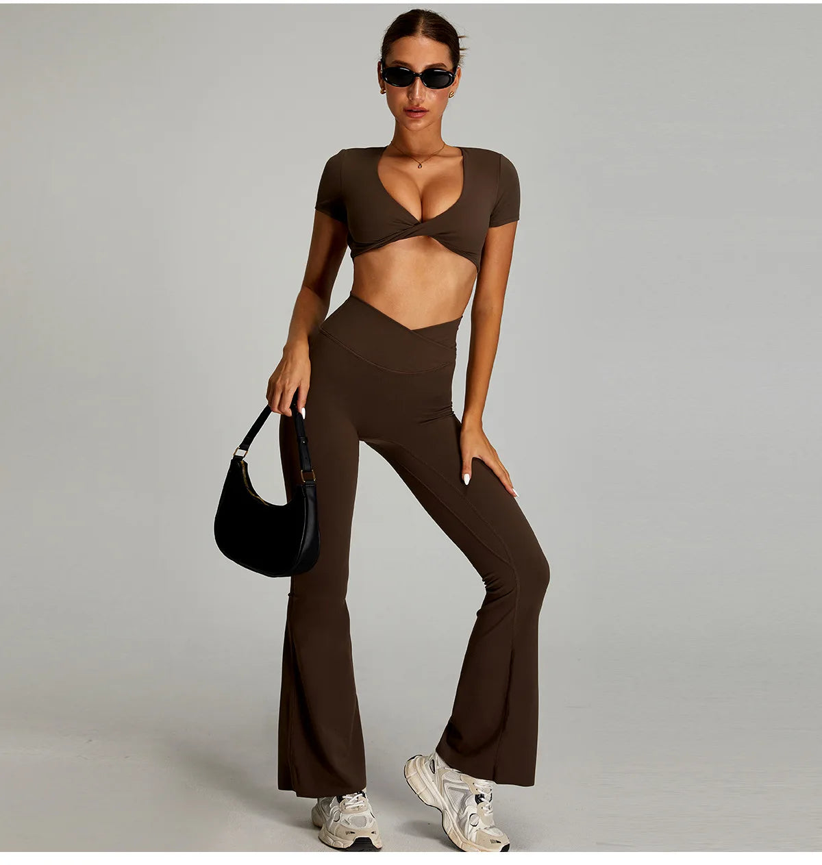 Sexy Sports Shirts Breathable Short Sleeves Workout Tops Fitness Female Backless Yoga Clothing Sport Crop Tops Women Gym Top