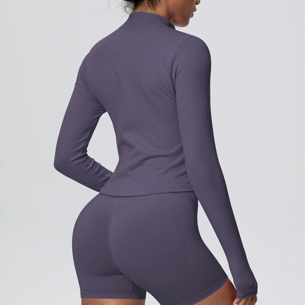 Yoga Long Sleeved for Woman 1PC Summer Running Shirts Solid Color Yoga Zipper Long Sleeves Zipper Jacket Women Fitness Yoga Top