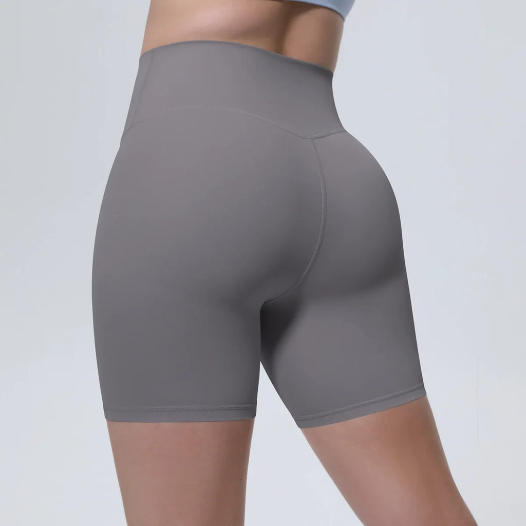Women High Waist Push Up Yoga Shorts Cycling Sports Short Leggings Tights Fitness Running Workout Gym Training Hip Lifting Pants