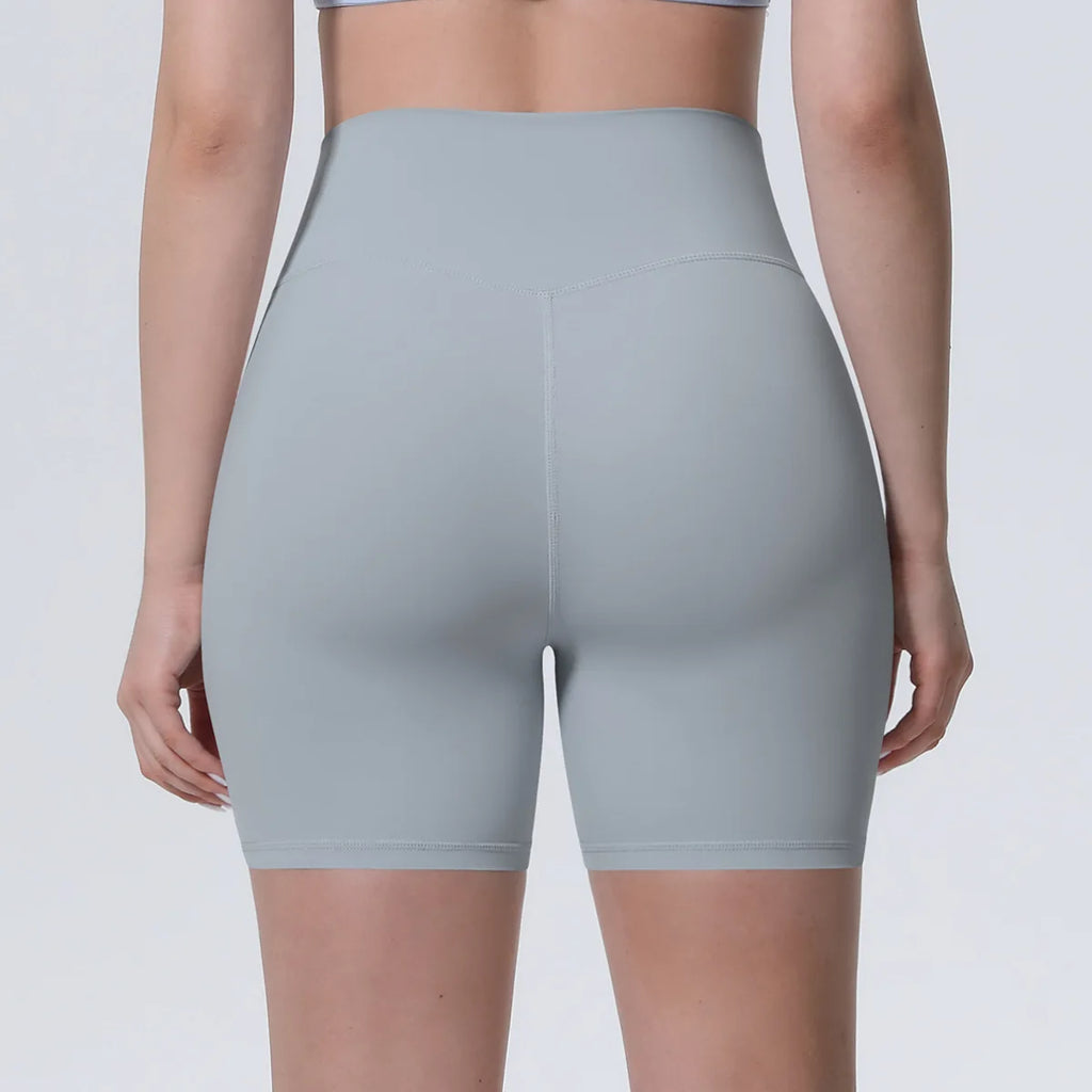 Women High Waist Push Up Yoga Shorts Cycling Sports Short Leggings Tights Fitness Running Workout Gym Training Hip Lifting Pants