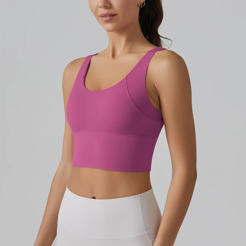 New  Yoga Tank Top Summer Sexy Fitness Yoga  Underwear Women's Sports Bra Push Up Fitness Bra  Running Gym Fitness Tops