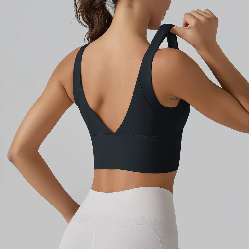 New  Yoga Tank Top Summer Sexy Fitness Yoga  Underwear Women's Sports Bra Push Up Fitness Bra  Running Gym Fitness Tops
