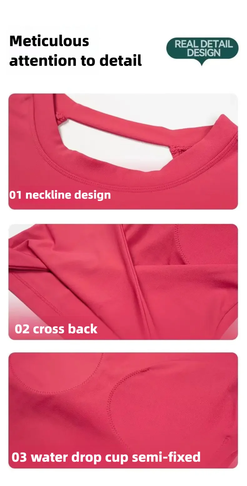 Women's Sexy Backless Cropped Yoga Tank Top with Fixed Pads - Quick Dry, Moisture Wicking, Slim Fit Workout T-Shirt for Gym Fitn