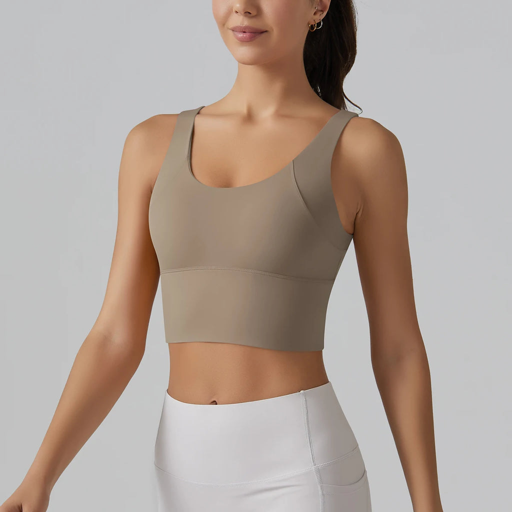 New  Yoga Tank Top Summer Sexy Fitness Yoga  Underwear Women's Sports Bra Push Up Fitness Bra  Running Gym Fitness Tops