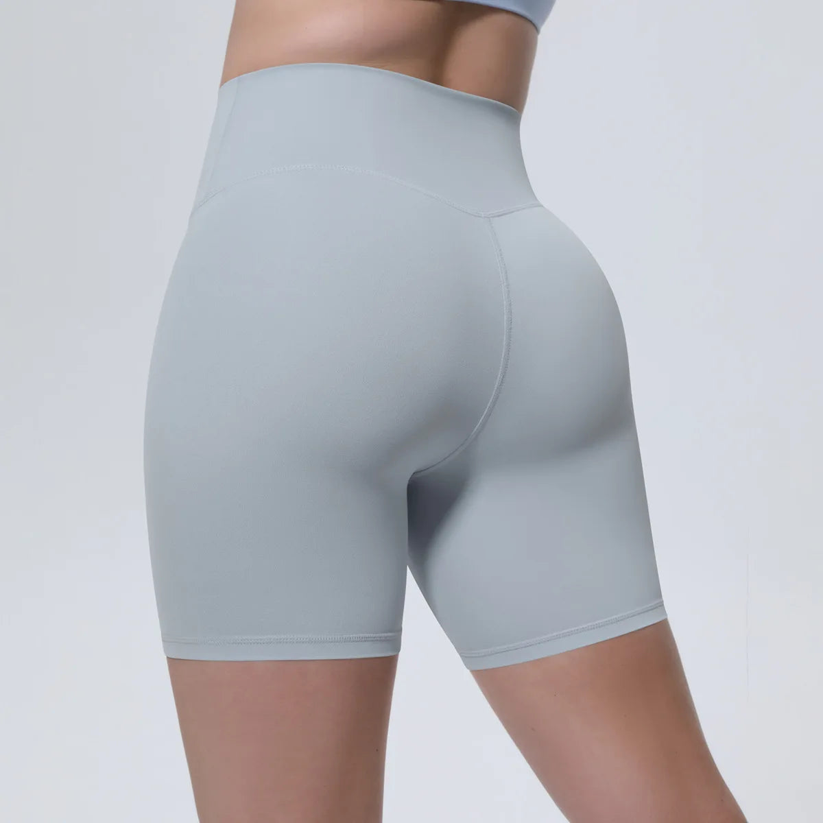 Women High Waist Push Up Yoga Shorts Cycling Sports Short Leggings Tights Fitness Running Workout Gym Training Hip Lifting Pants