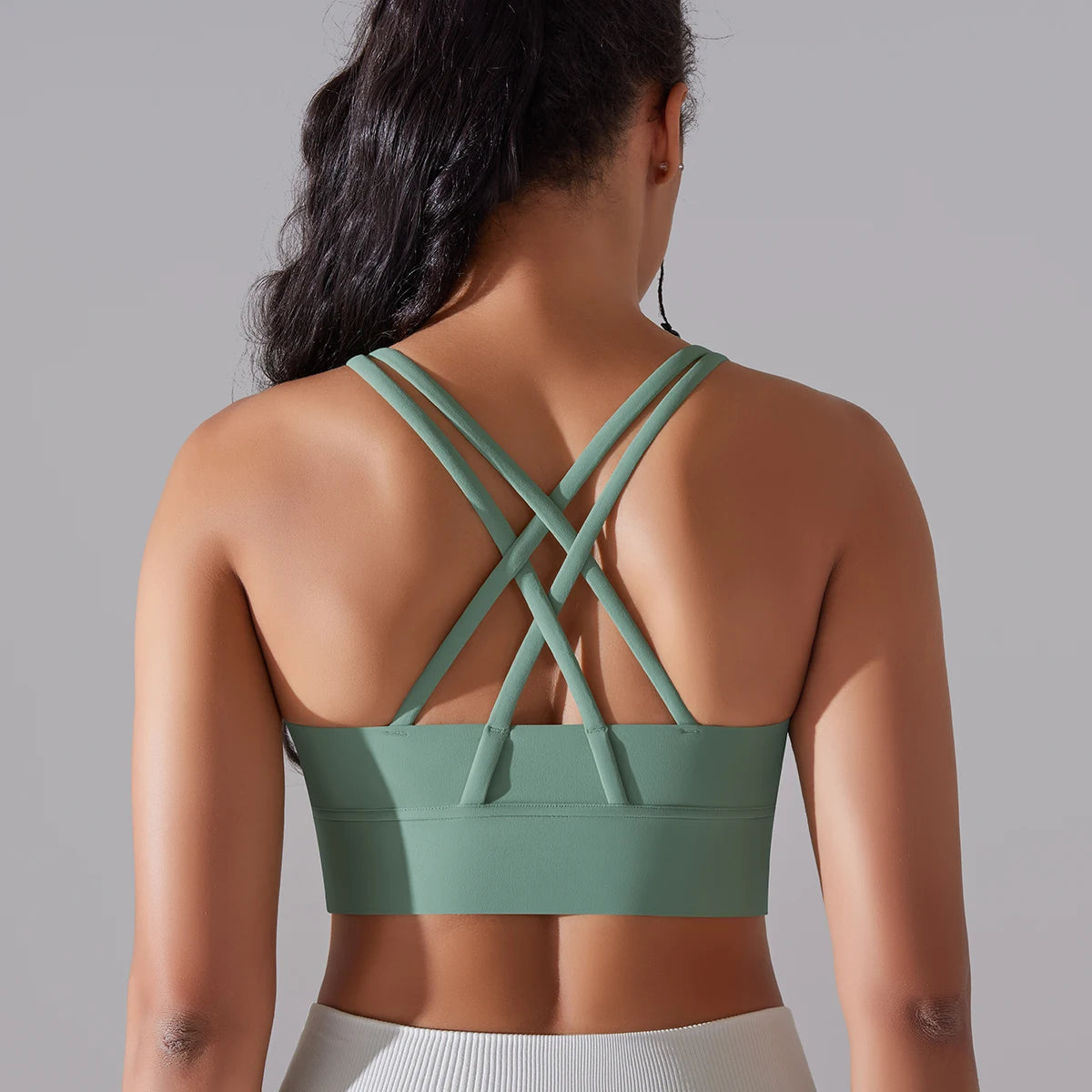 Women Sports Bra Sexy Yoga Bra High Support Impact Sports Underwear Running Quick DryTank Top Fitness Gym Padded Bralette
