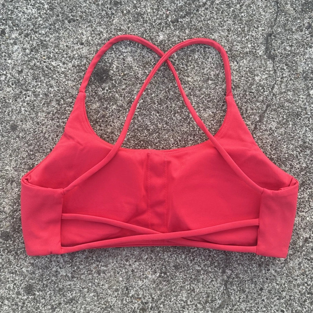 Solid Color Tight Comprehensive Training Women Fitness Bra Cross Back Yoga Underwear Gym Sport Top Hollow Back Push Up Chest Pad