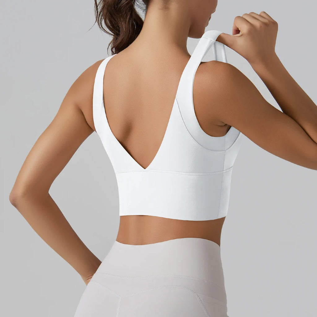 New  Yoga Tank Top Summer Sexy Fitness Yoga  Underwear Women's Sports Bra Push Up Fitness Bra  Running Gym Fitness Tops