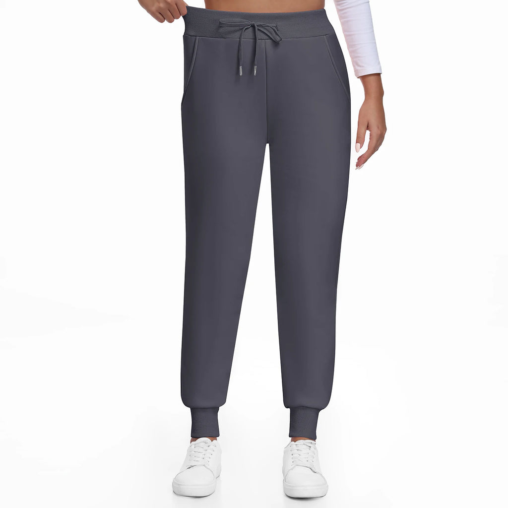 Women Winter Thick Velvet Pants With Pockets