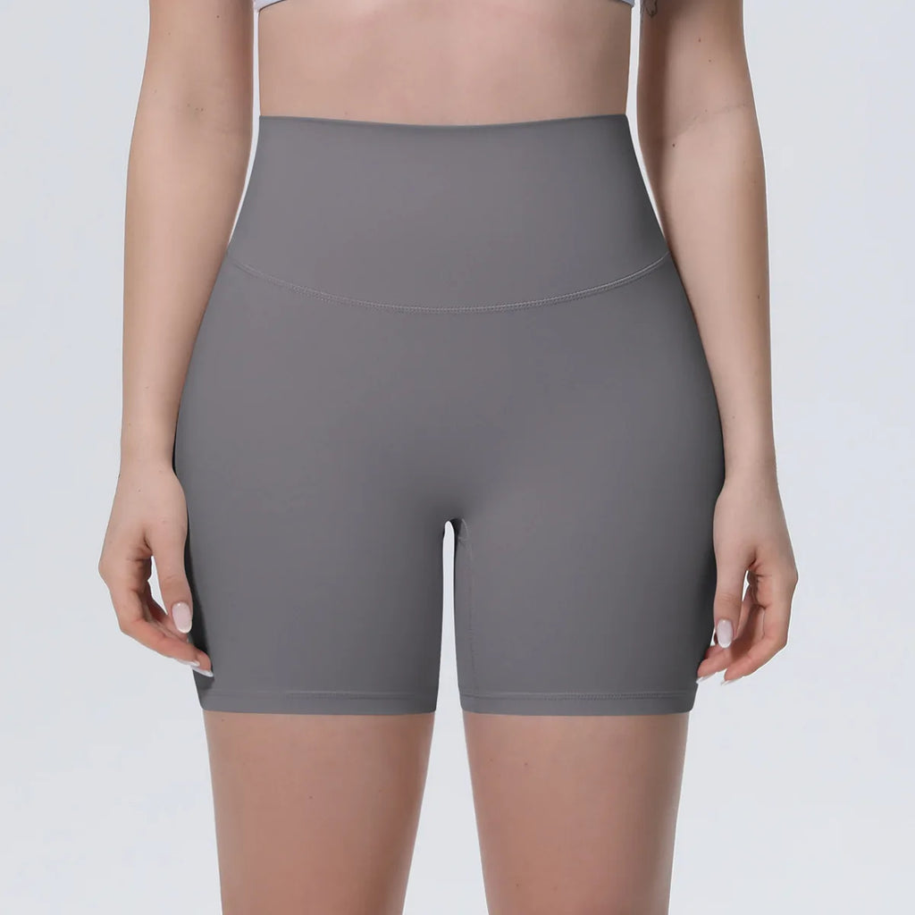 Women High Waist Push Up Yoga Shorts Cycling Sports Short Leggings Tights Fitness Running Workout Gym Training Hip Lifting Pants