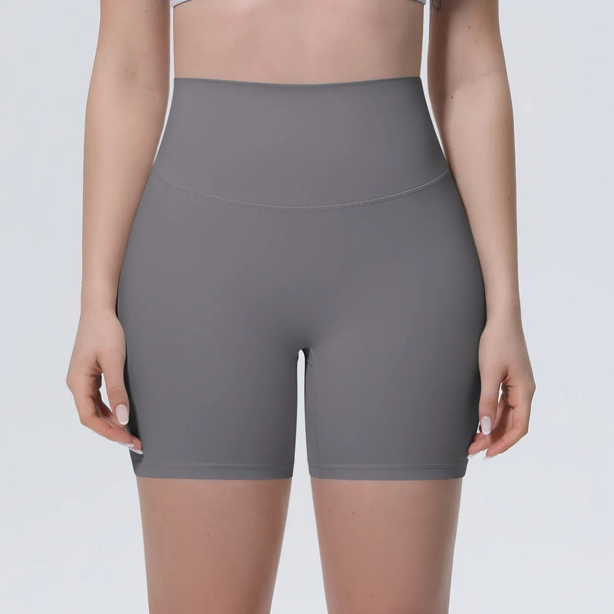 Women High Waist Push Up Yoga Shorts Cycling Sports Short Leggings Tights Fitness Running Workout Gym Training Hip Lifting Pants