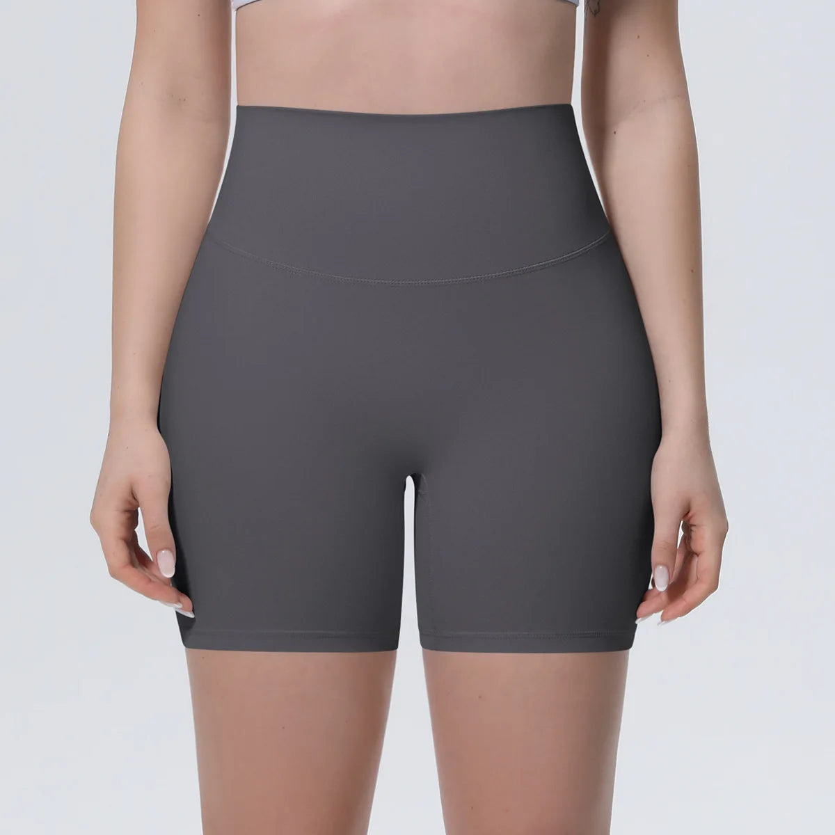 Women High Waist Push Up Yoga Shorts Cycling Sports Short Leggings Tights Fitness Running Workout Gym Training Hip Lifting Pants