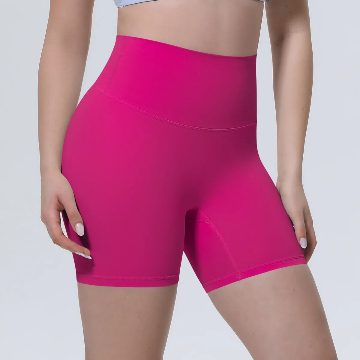Women High Waist Push Up Yoga Shorts Cycling Sports Short Leggings Tights Fitness Running Workout Gym Training Hip Lifting Pants