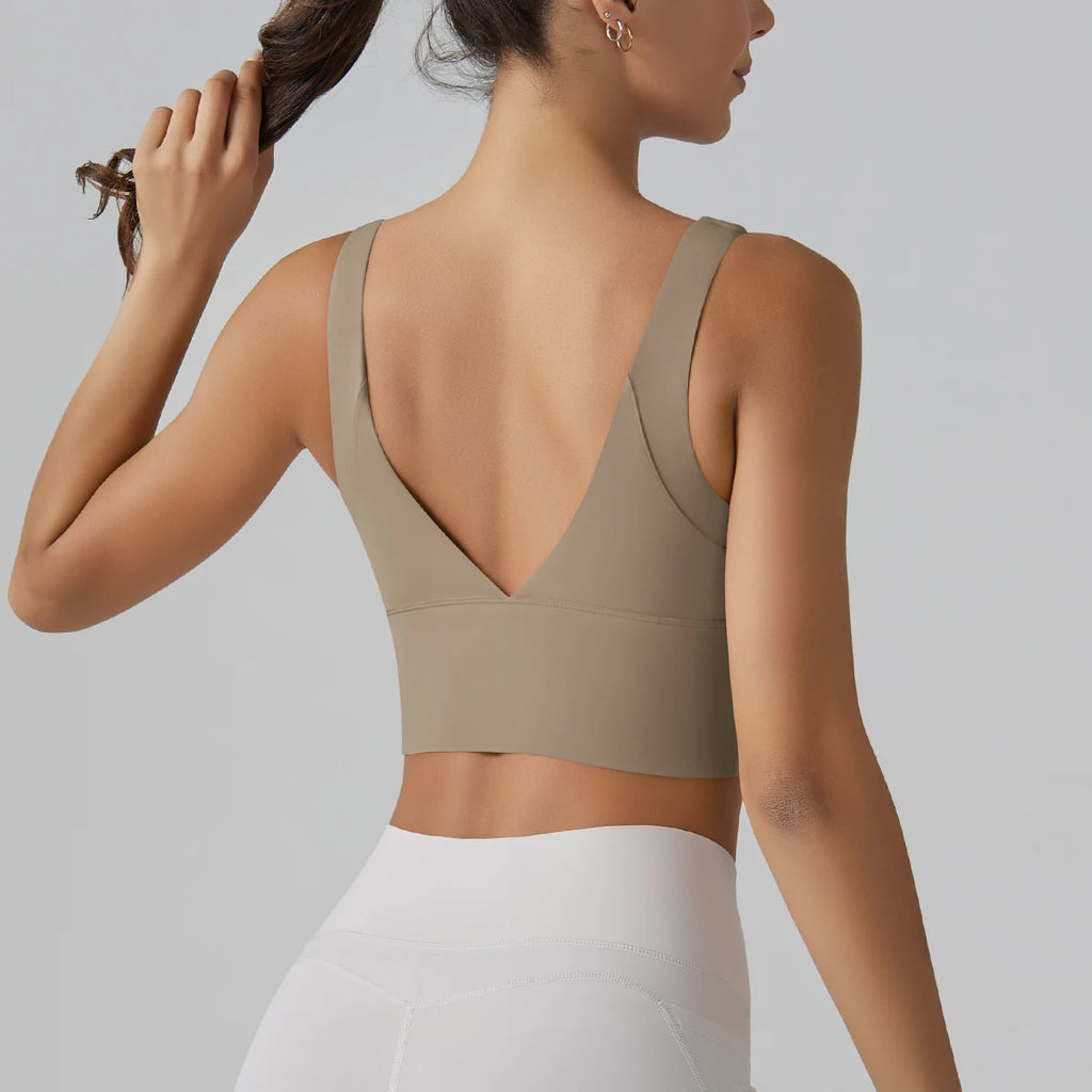 New  Yoga Tank Top Summer Sexy Fitness Yoga  Underwear Women's Sports Bra Push Up Fitness Bra  Running Gym Fitness Tops