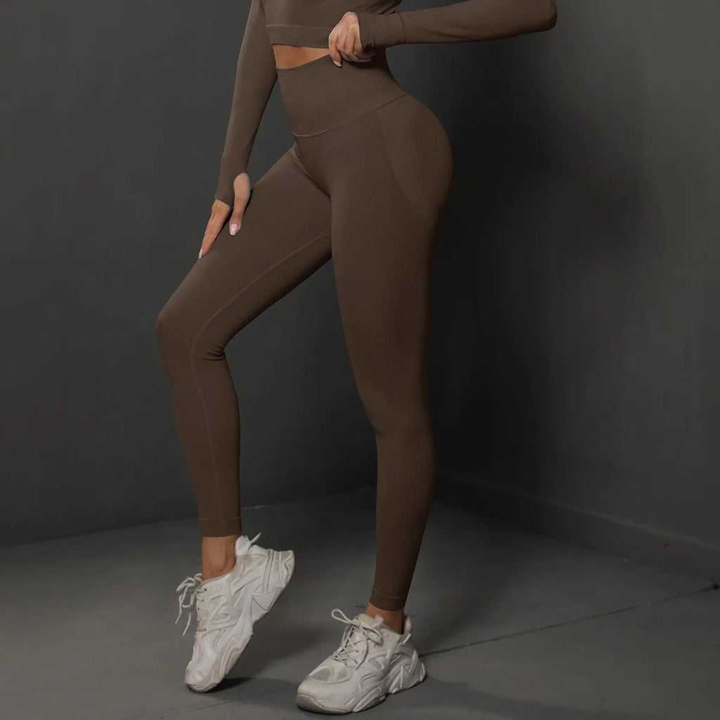 High Waist Yoga Leggings Women Seamless Push Up Sport Leggings Fitness Running Hip Lift Yoga Pants Highly Elastic Gym Leggings