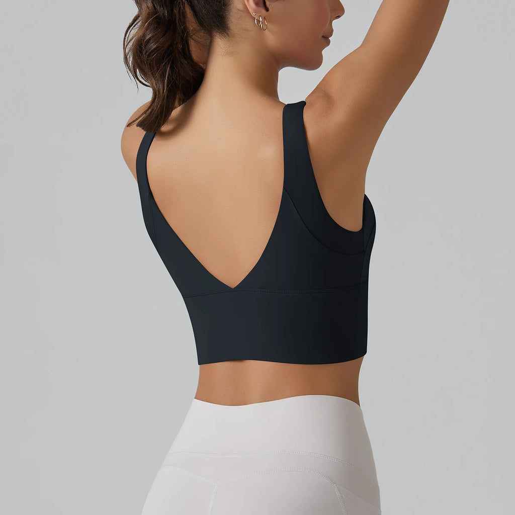 New  Yoga Tank Top Summer Sexy Fitness Yoga  Underwear Women's Sports Bra Push Up Fitness Bra  Running Gym Fitness Tops