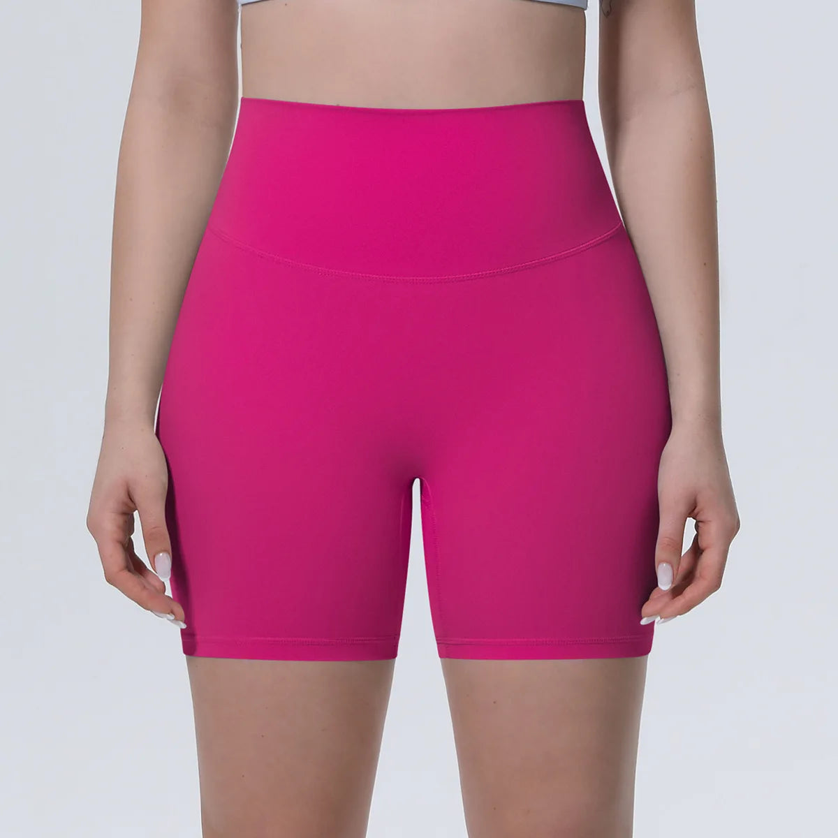 Women High Waist Push Up Yoga Shorts Cycling Sports Short Leggings Tights Fitness Running Workout Gym Training Hip Lifting Pants