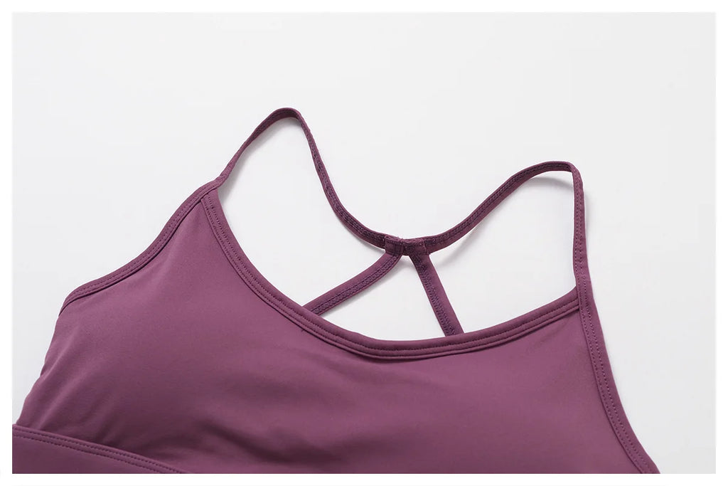 Women Workout Sports Underwear High Support Sports Top Push Up Yoga Bra Gym Crop Top Fitness Bra Running Brassiere Sportswear