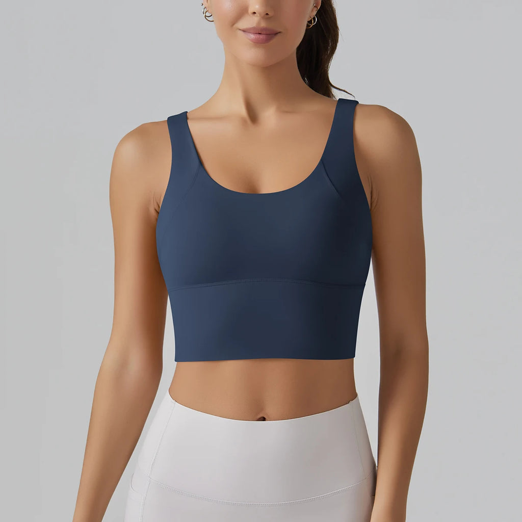 New  Yoga Tank Top Summer Sexy Fitness Yoga  Underwear Women's Sports Bra Push Up Fitness Bra  Running Gym Fitness Tops