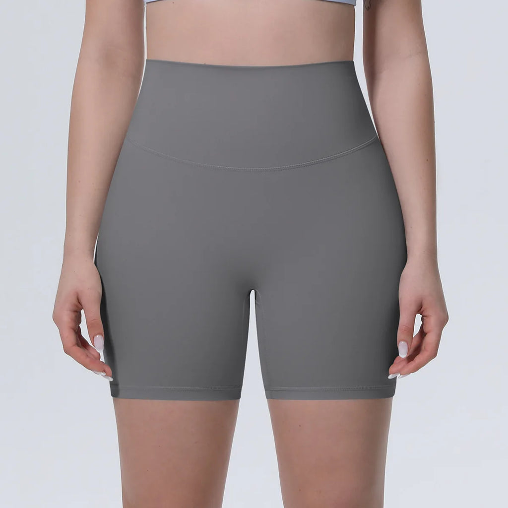 Women High Waist Push Up Yoga Shorts Cycling Sports Short Leggings Tights Fitness Running Workout Gym Training Hip Lifting Pants