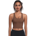 Solid Color Sexy Beautiful Back Yoga Vest Summer Gym Running Shockproof Workout