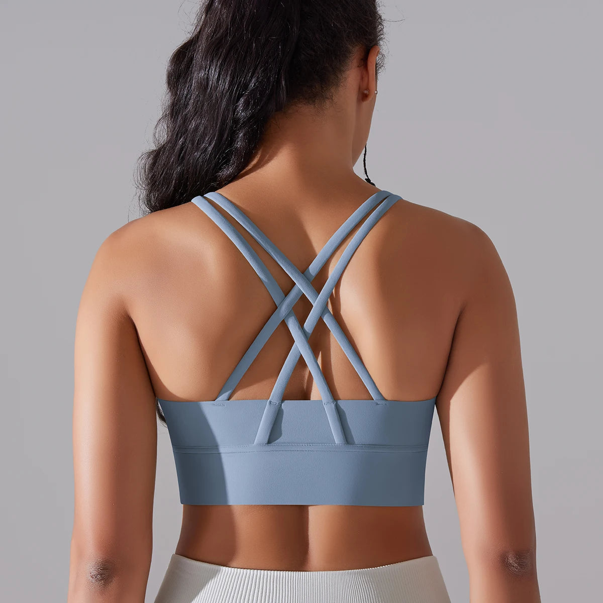 Women Sports Bra Sexy Yoga Bra High Support Impact Sports Underwear Running Quick DryTank Top Fitness Gym Padded Bralette