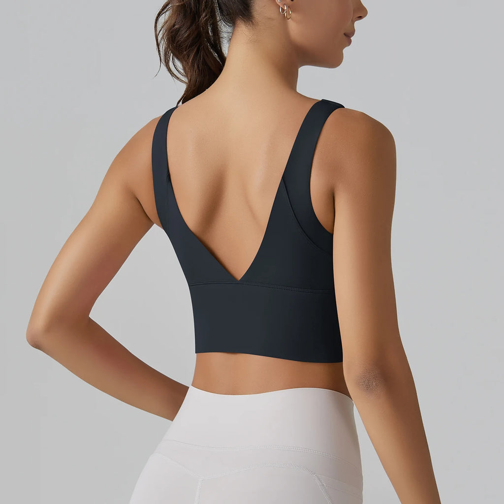 New  Yoga Tank Top Summer Sexy Fitness Yoga  Underwear Women's Sports Bra Push Up Fitness Bra  Running Gym Fitness Tops