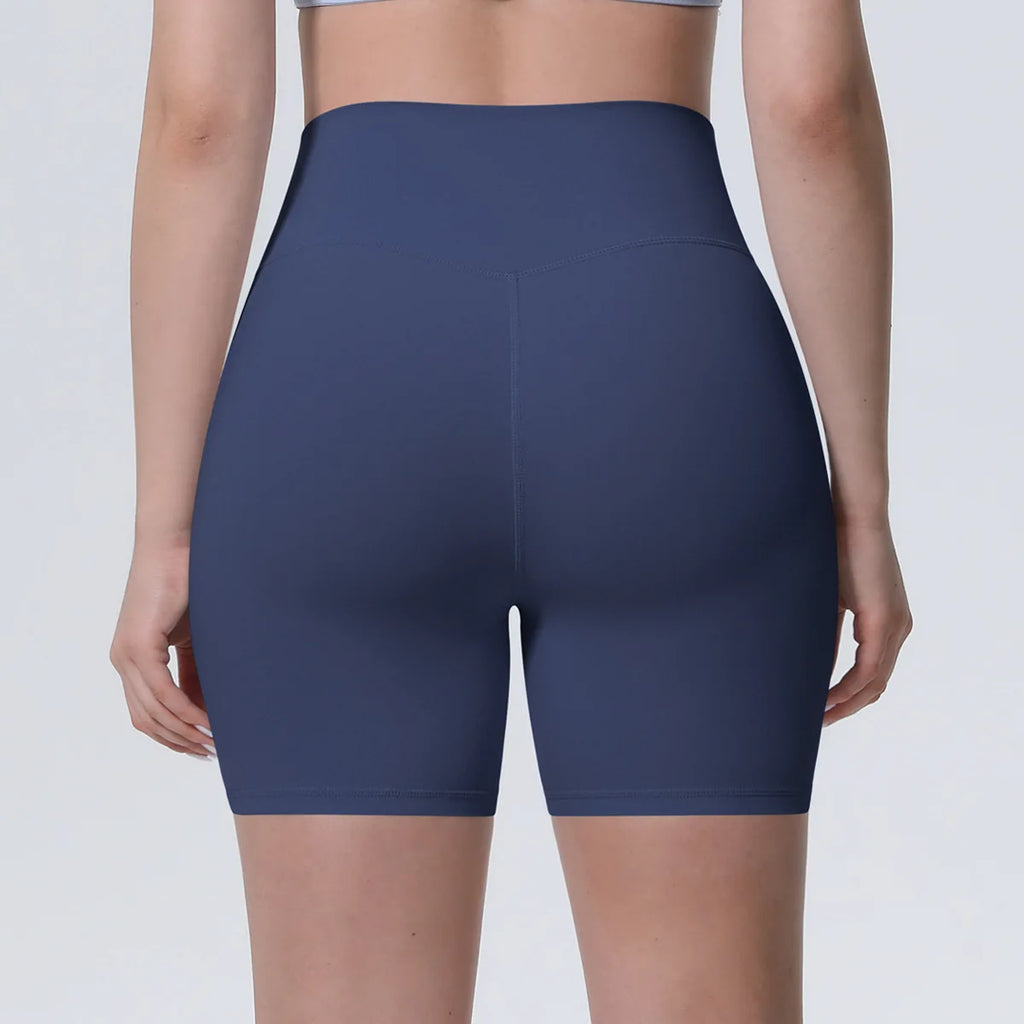 Women High Waist Push Up Yoga Shorts Cycling Sports Short Leggings Tights Fitness Running Workout Gym Training Hip Lifting Pants