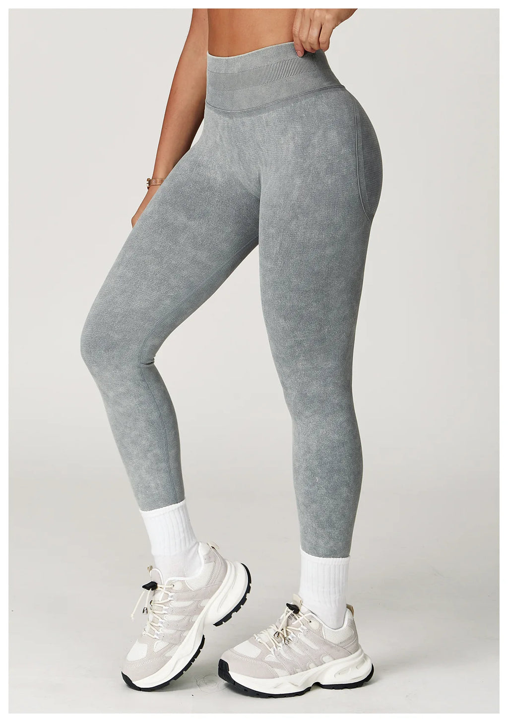 Yoga Pants Seamless Fitness Legging Women Sports Yoga Pant High Waist Ribbed Gym Clothes Fitness Workout Wear Scrunch Bum Tights