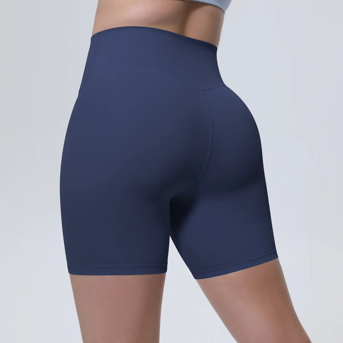Women High Waist Push Up Yoga Shorts Cycling Sports Short Leggings Tights Fitness Running Workout Gym Training Hip Lifting Pants