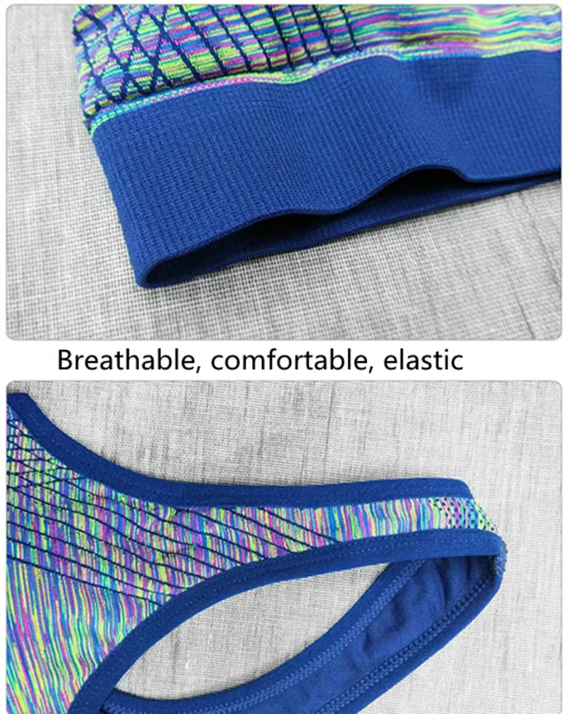 Women Sports Bra Front Zipper Sports Bra Breathable Shock-proof Underwear High Impact Yoga Bra Running Vest Fitness Workout Tops