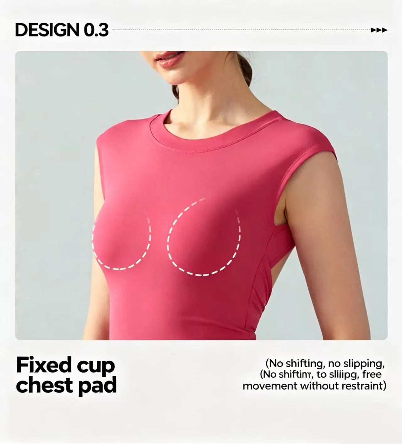 Women's Sexy Backless Cropped Yoga Tank Top with Fixed Pads - Quick Dry, Moisture Wicking, Slim Fit Workout T-Shirt for Gym Fitn