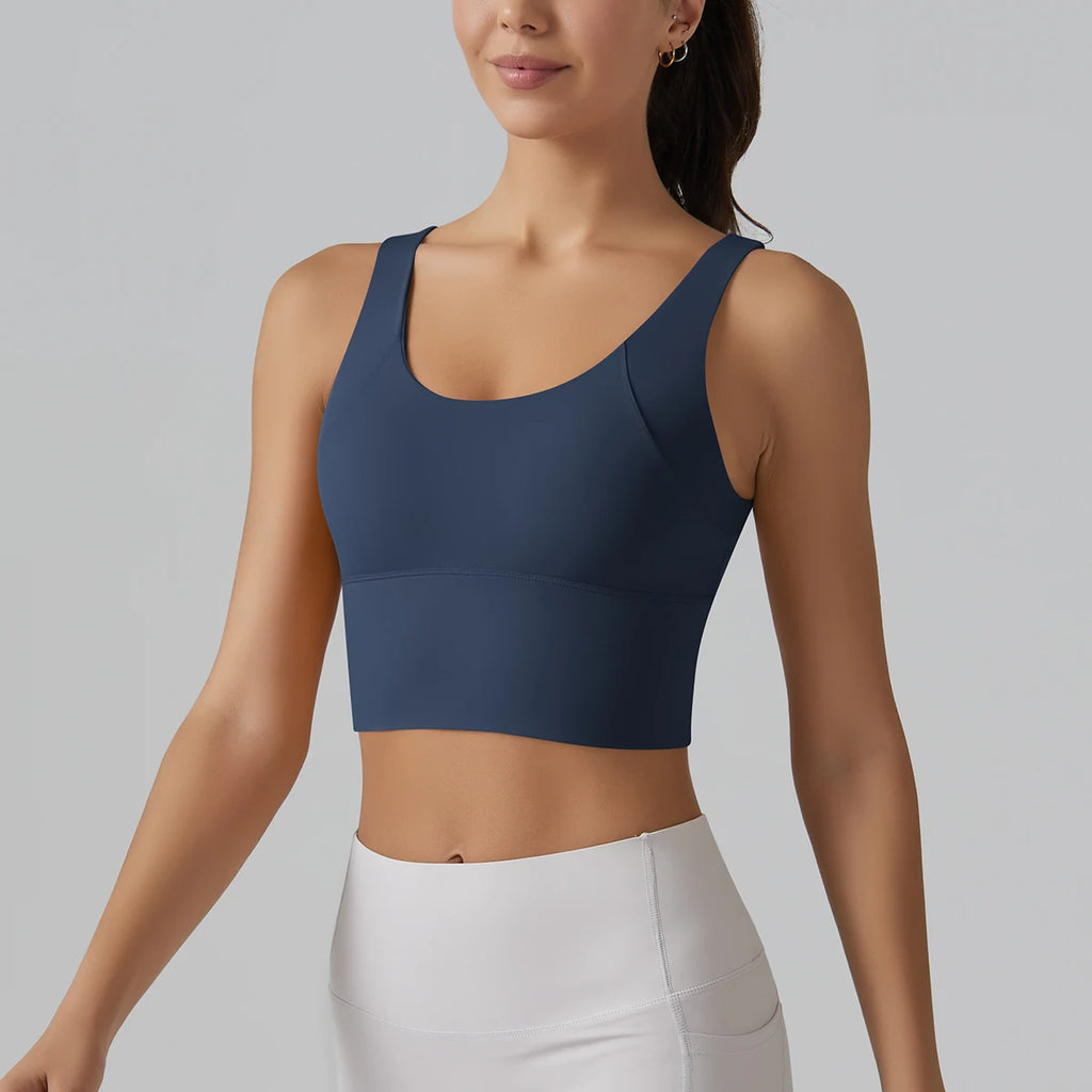 New  Yoga Tank Top Summer Sexy Fitness Yoga  Underwear Women's Sports Bra Push Up Fitness Bra  Running Gym Fitness Tops