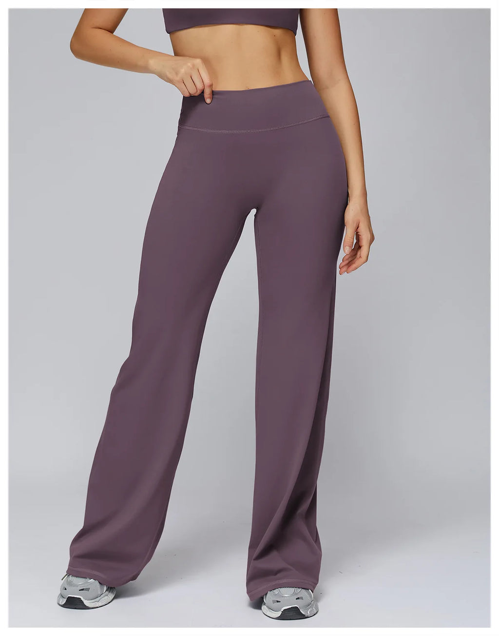 High Waist Flared Leggings Women Gym Fitness Yoga Pants Workout Runing Sport Leggings Women's Control Tummy Yoga Wide Leg Pants