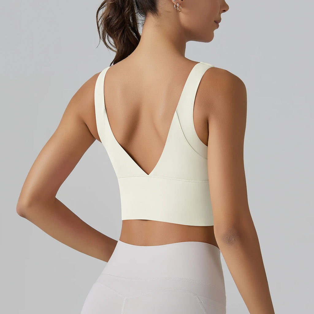 New  Yoga Tank Top Summer Sexy Fitness Yoga  Underwear Women's Sports Bra Push Up Fitness Bra  Running Gym Fitness Tops
