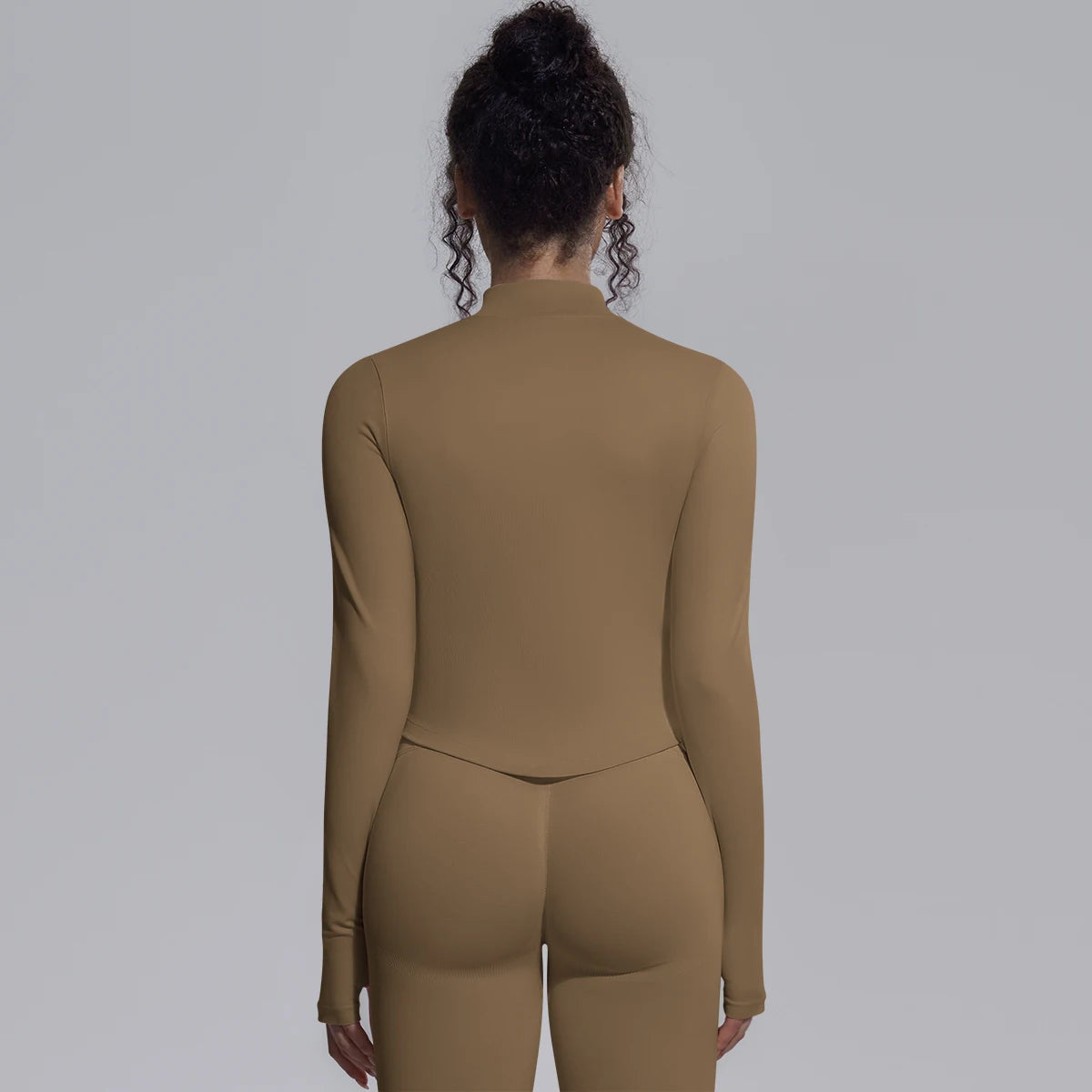 Yoga Long Sleeved for Woman 1PC Summer Running Shirts Solid Color Yoga Zipper Long Sleeves Zipper Jacket Women Fitness Yoga Top